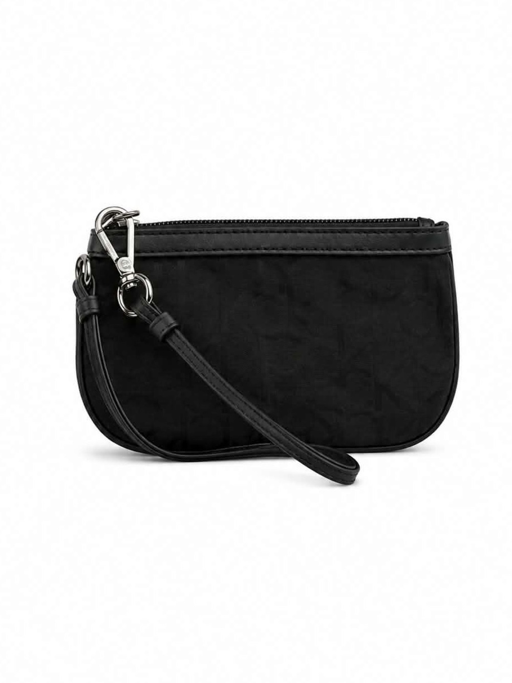 Calvin Klein Black Logo Wristlet Clutch – GUC